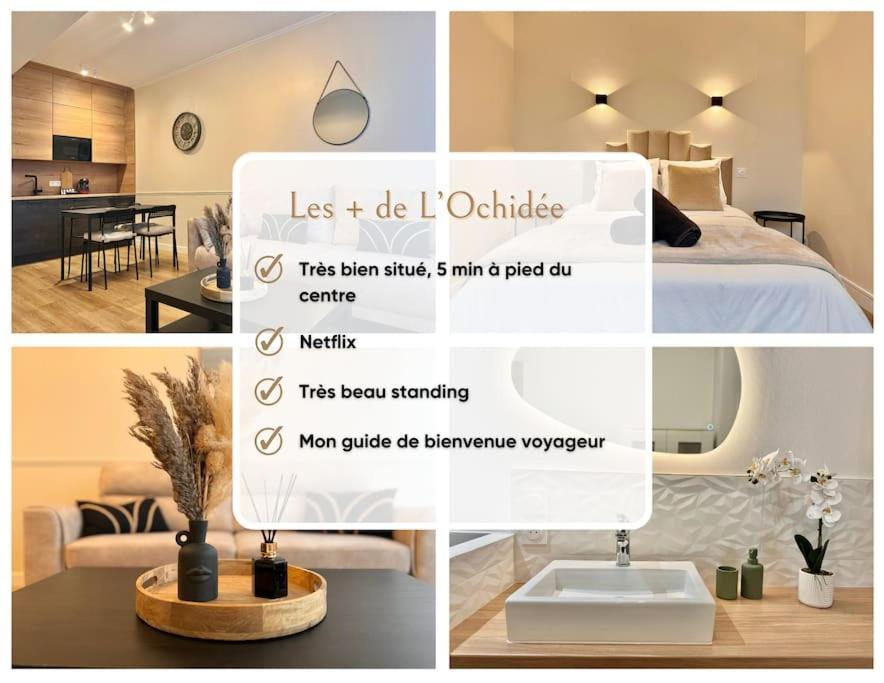 L'Orchidee - Netflix - Wi-Fi - Proche Centre Daire Troyes Dış mekan fotoğraf